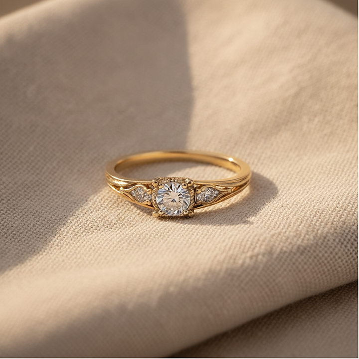 Anillo Vera dorado