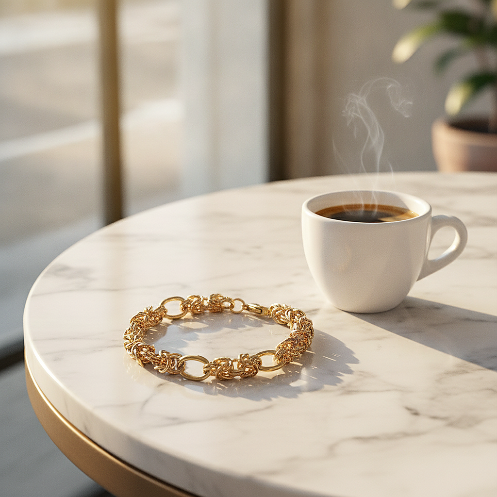 Zlatý náramok Aurelie