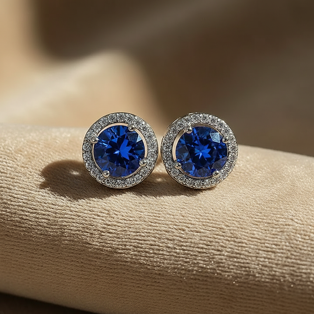 Dvora Sapphire Earrings