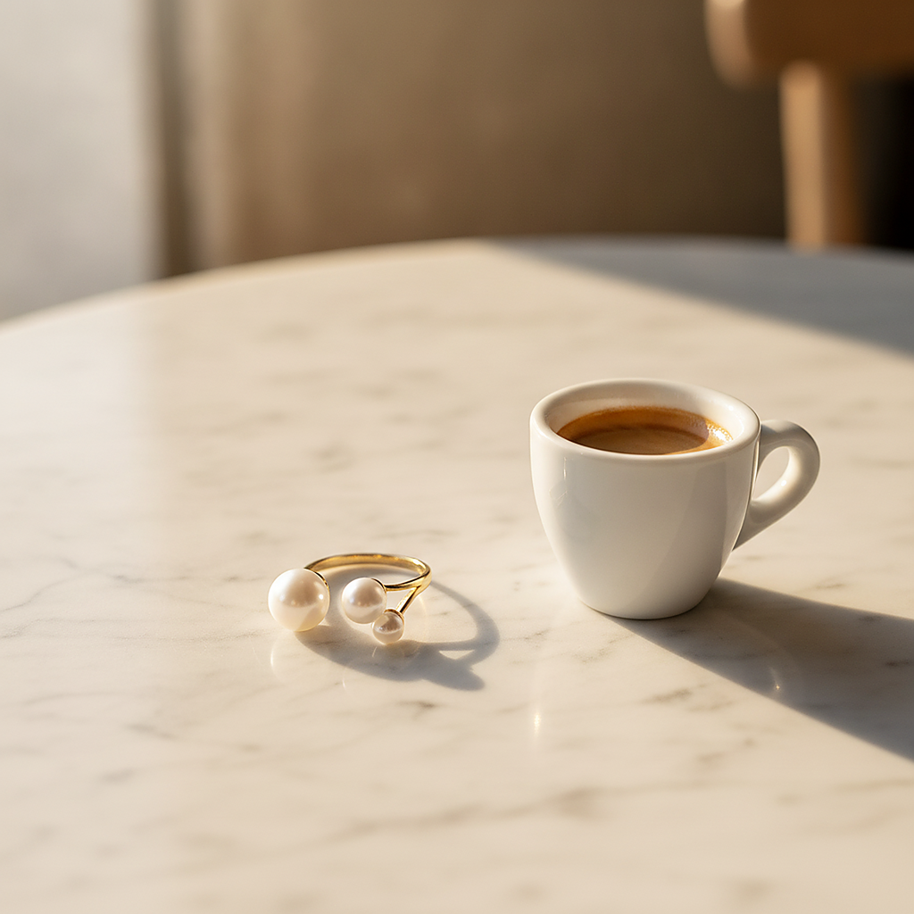Bague en perles Bijou