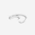 Imari Silver Wave Ring