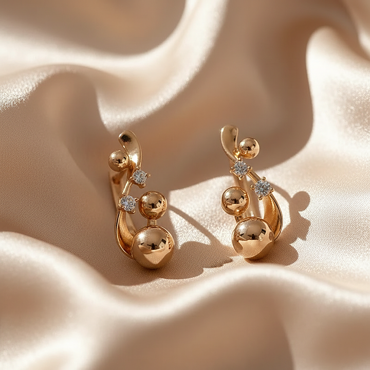 Perle Zirconia Earrings