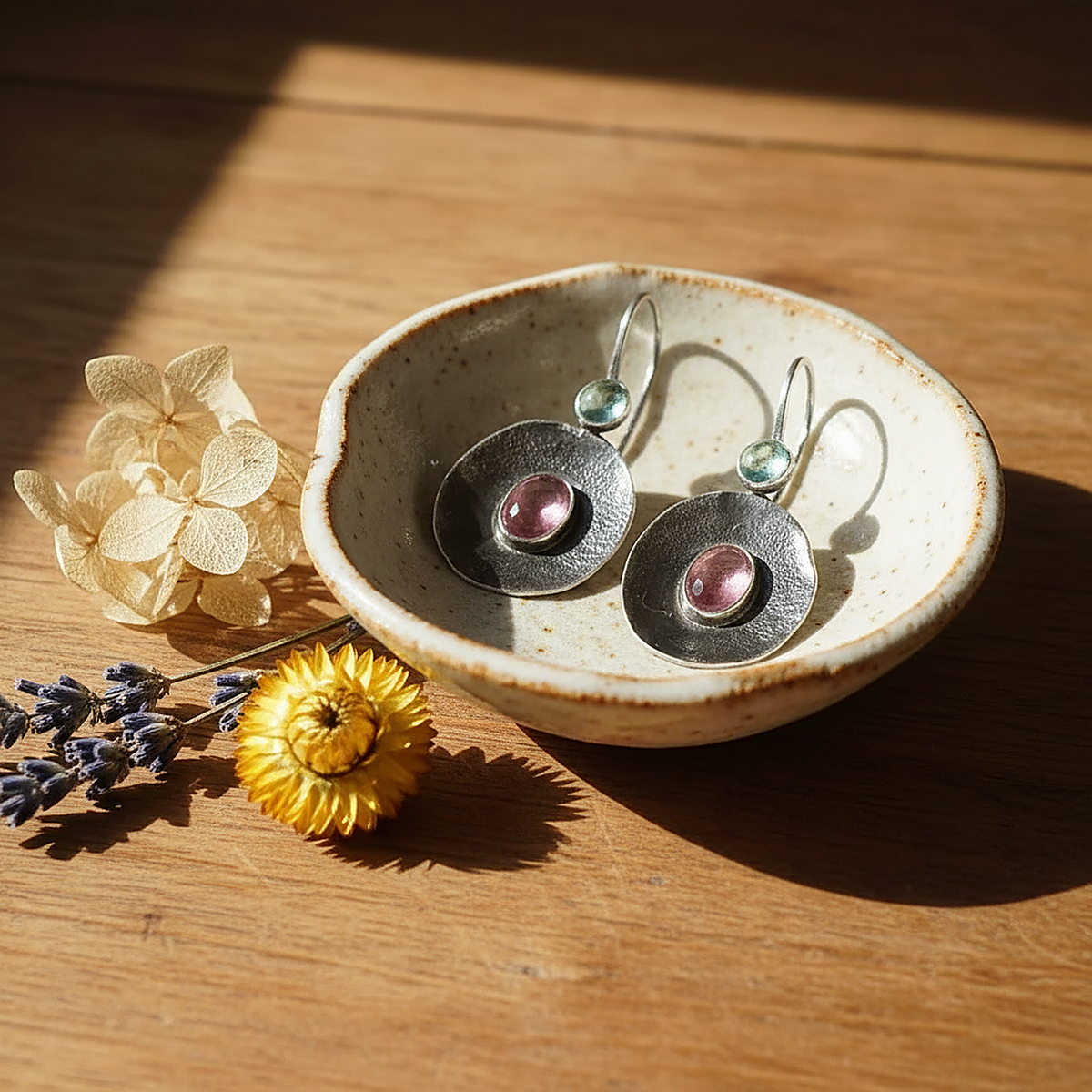 Boucles d’oreilles Maelys en argent