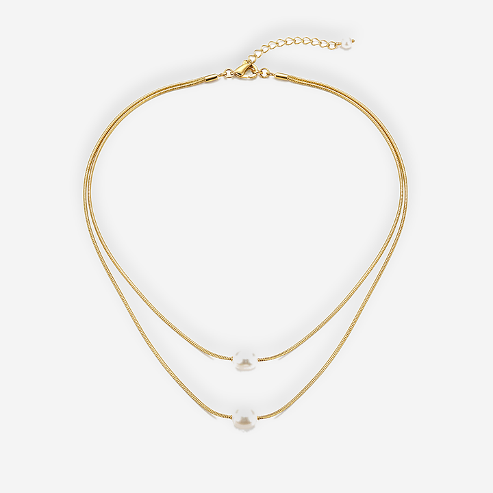Coco Layered Pearl Necklace