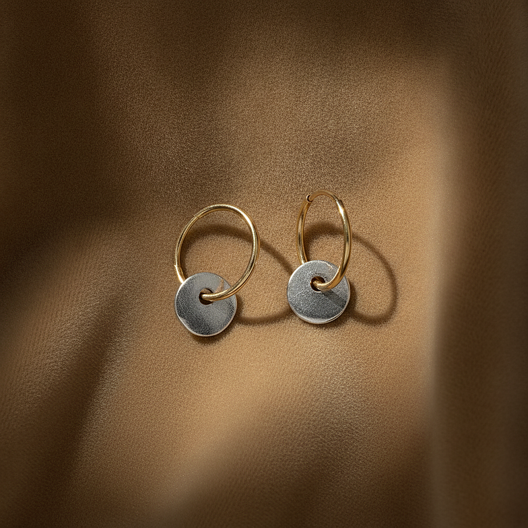 Boucles d’oreilles Elowen en argent