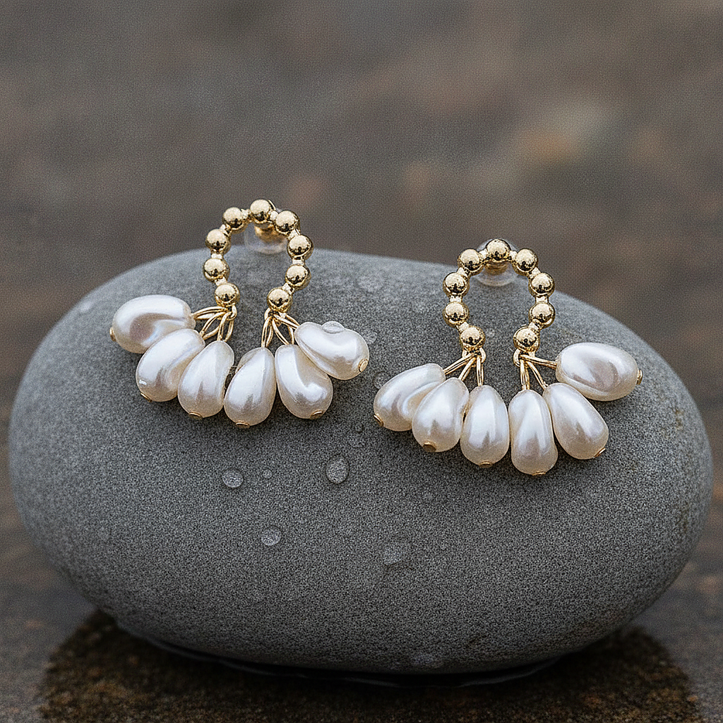 Camille Pearl Earrings