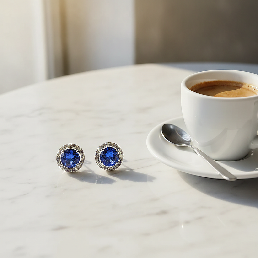 Dvora Sapphire Earrings