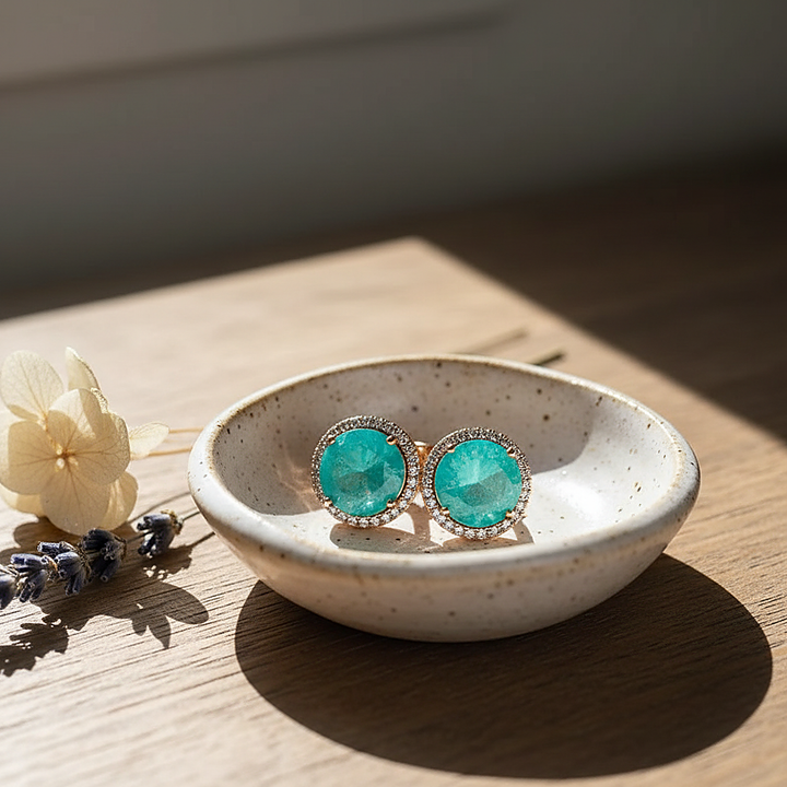 Boucles d’oreilles Giselle en zircone