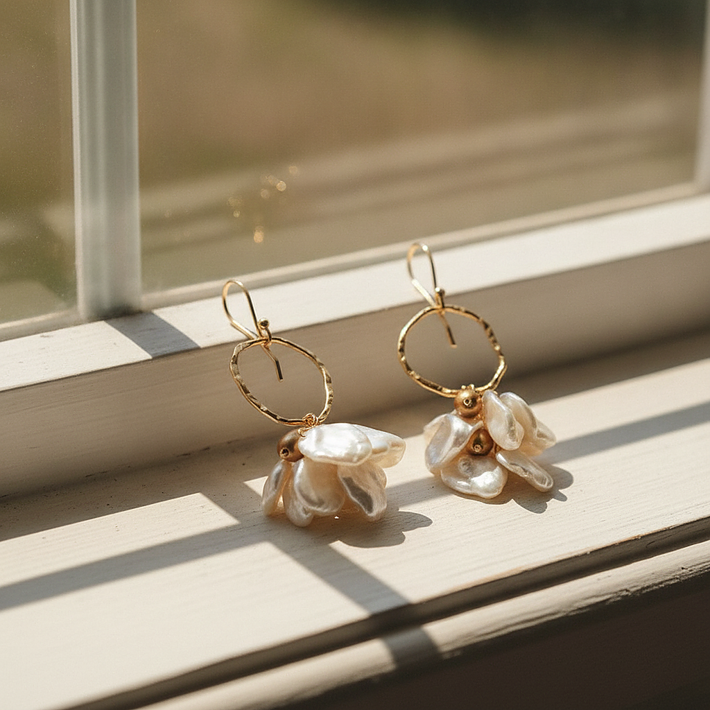 Faye Pearl Earrings