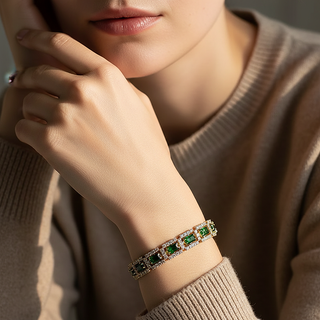 Elise Emerald Bracelet