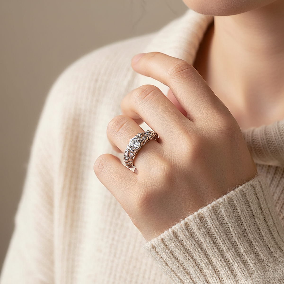 Anillo Clemence de plata