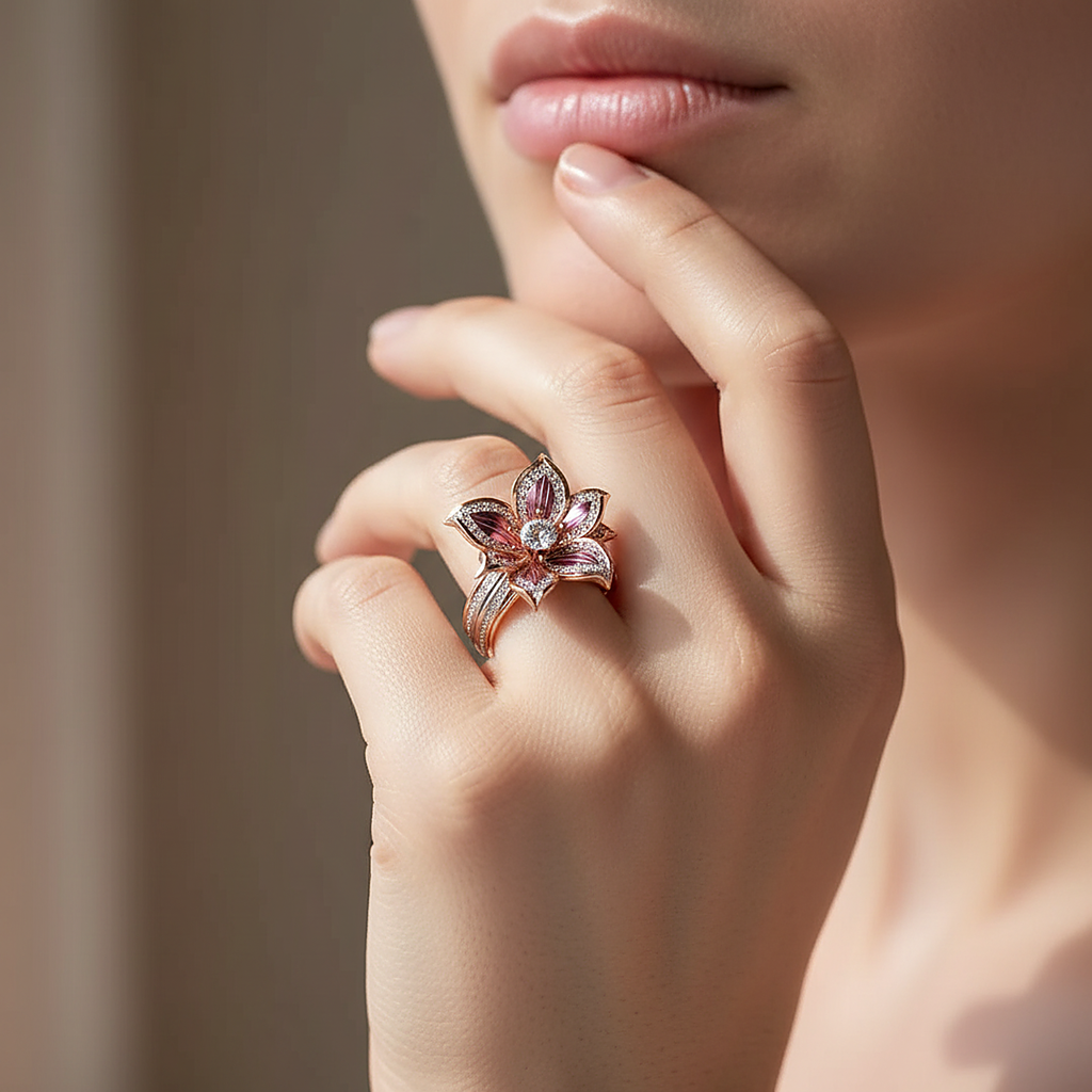 Pierścionek Soleil Crystal