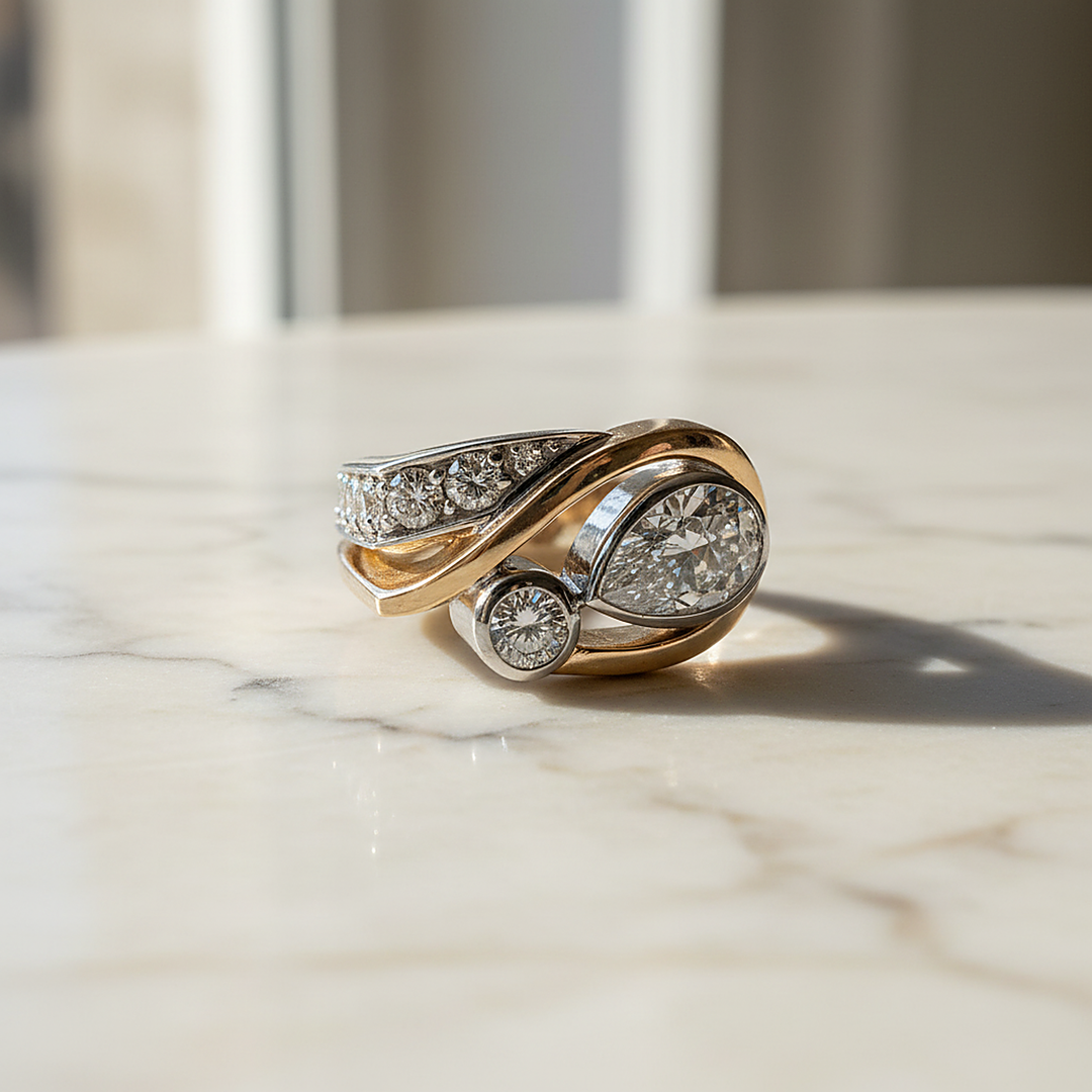 Xanthe-zirconia­ring