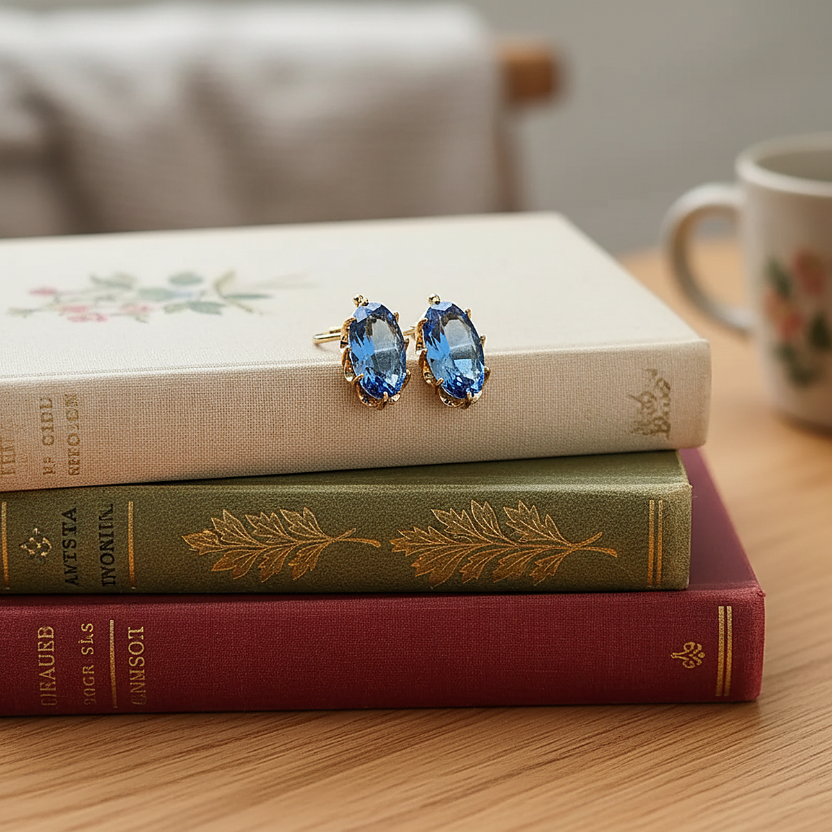 Liviana Sapphire Earrings