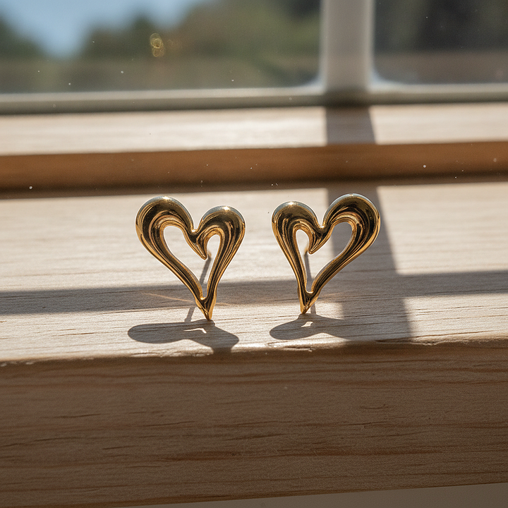 Boucles d’oreilles Lioria dorées