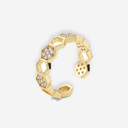 Beatrice Honeycomb Ring detail