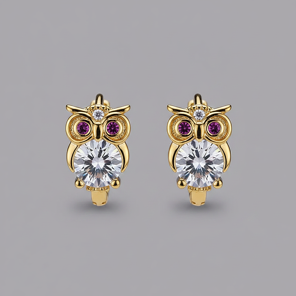 Kira Crystal Hoop Earrings
