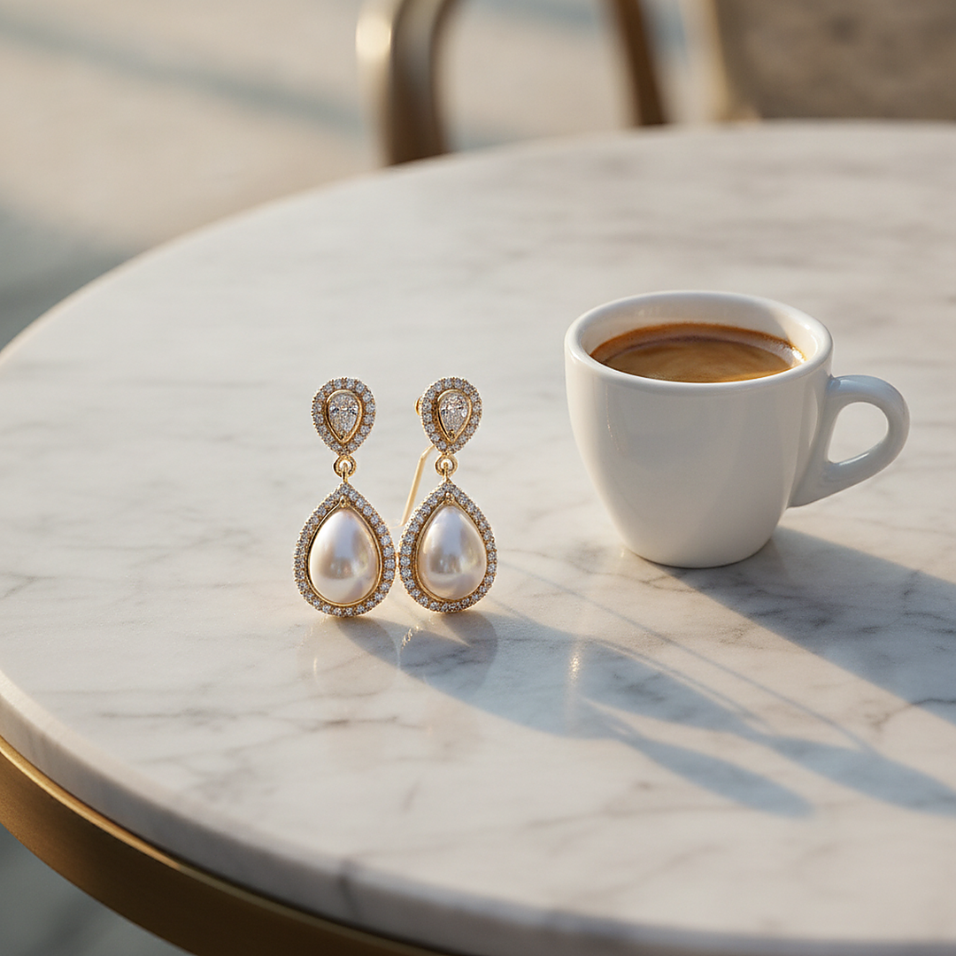 Ottilie Pearl Earrings