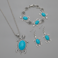 Parure de bijoux Cassia turquoise