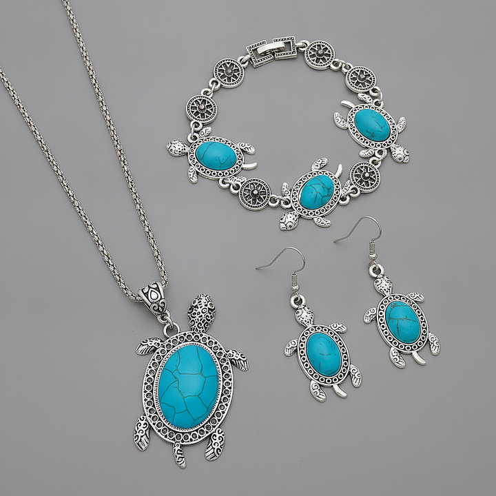 Set di gioielli Cassia color turchese