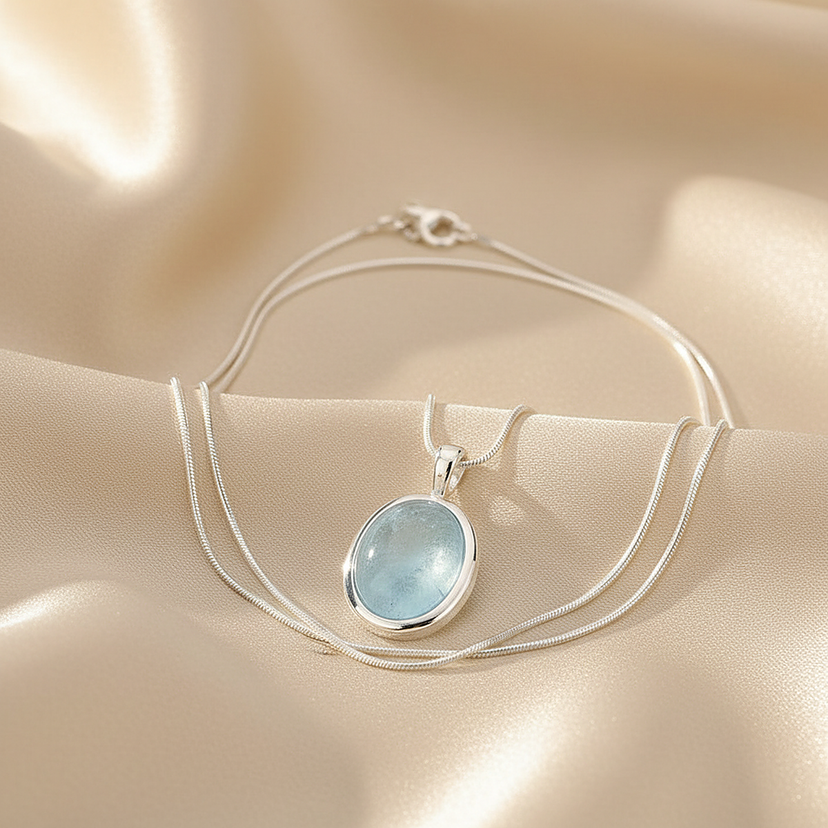Bela Aquamarine Necklace