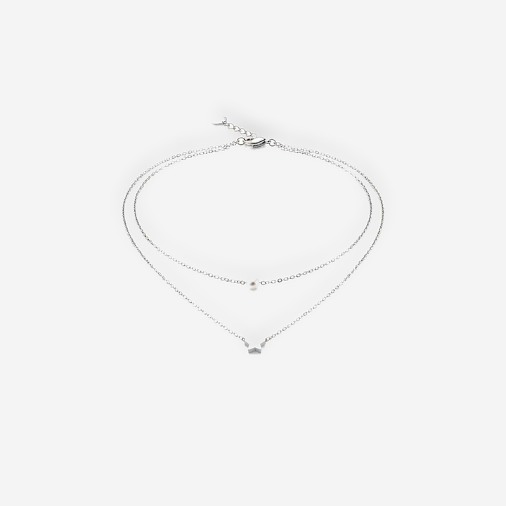 Estella Star Pearl Necklace