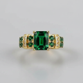 Bague Selene en émeraude