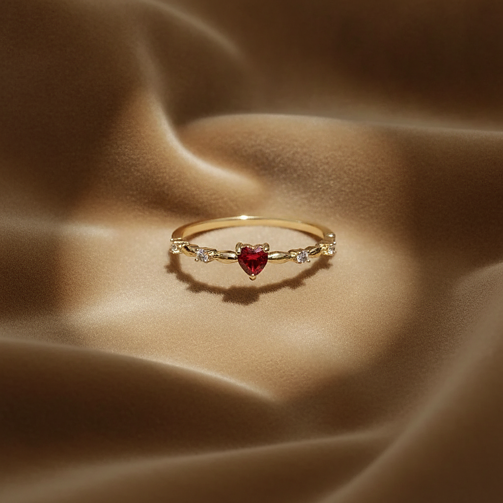 Anello Sabine con rubino