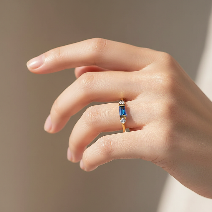 Anillo Selene dorado