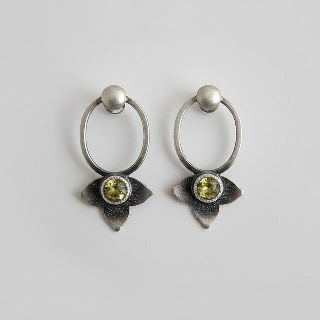 Amelie Peridot Earrings