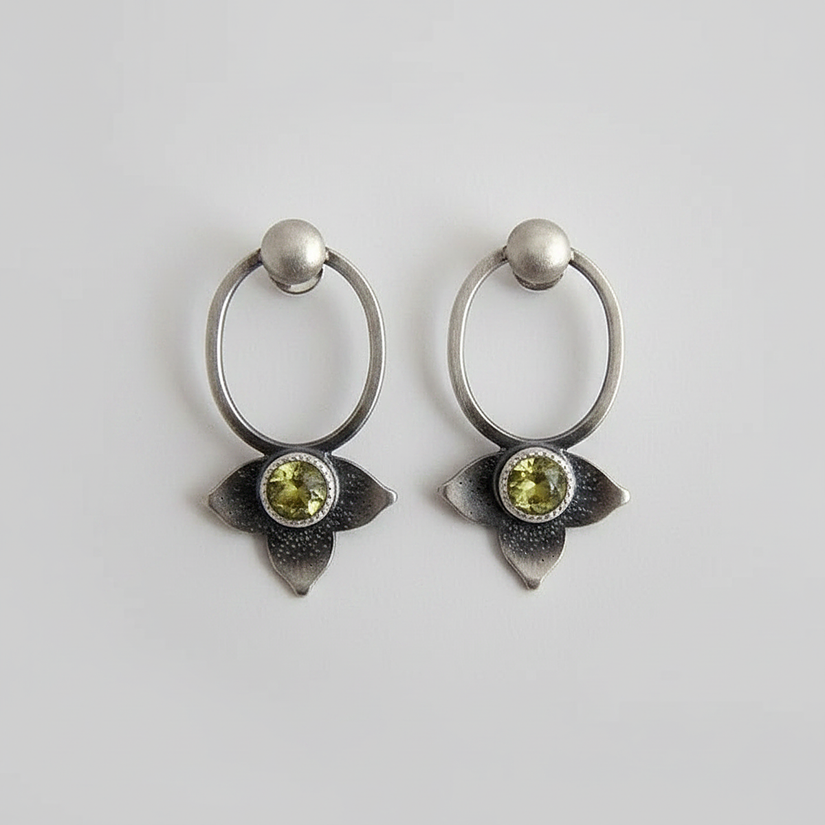 Amelie Peridot Earrings