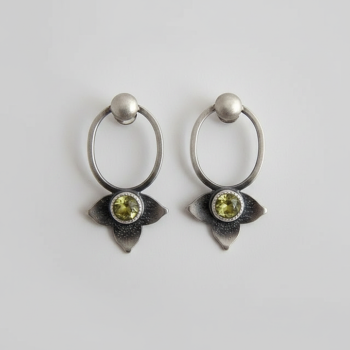 Amelie Peridot Earrings