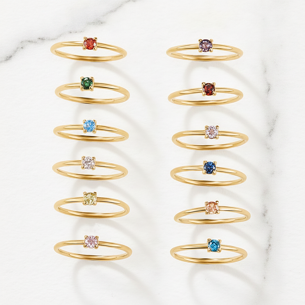 Fleur Gold Jewelry Set