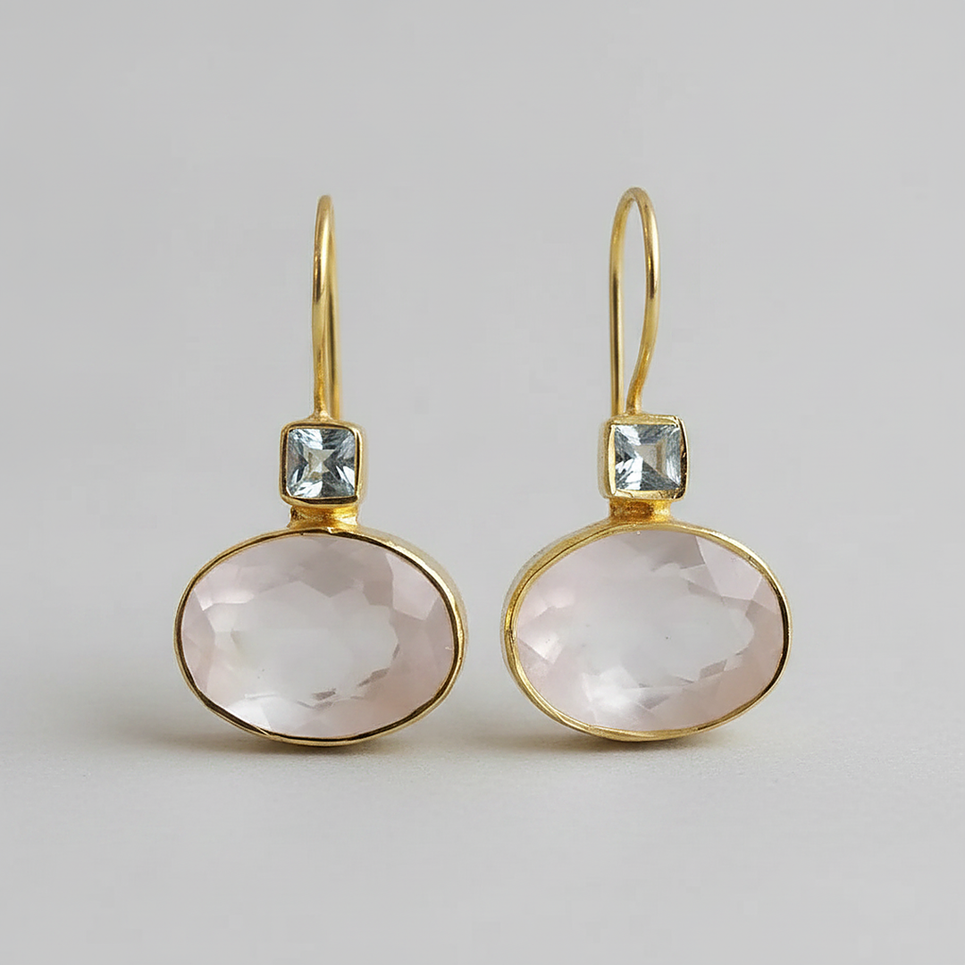 Pendientes de cuarzo Honorine