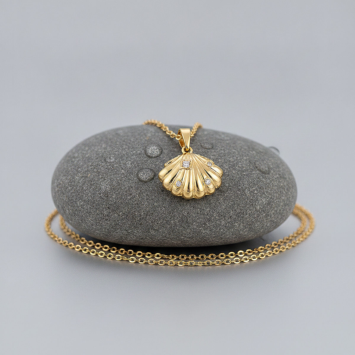 Lourdes Gold Necklace