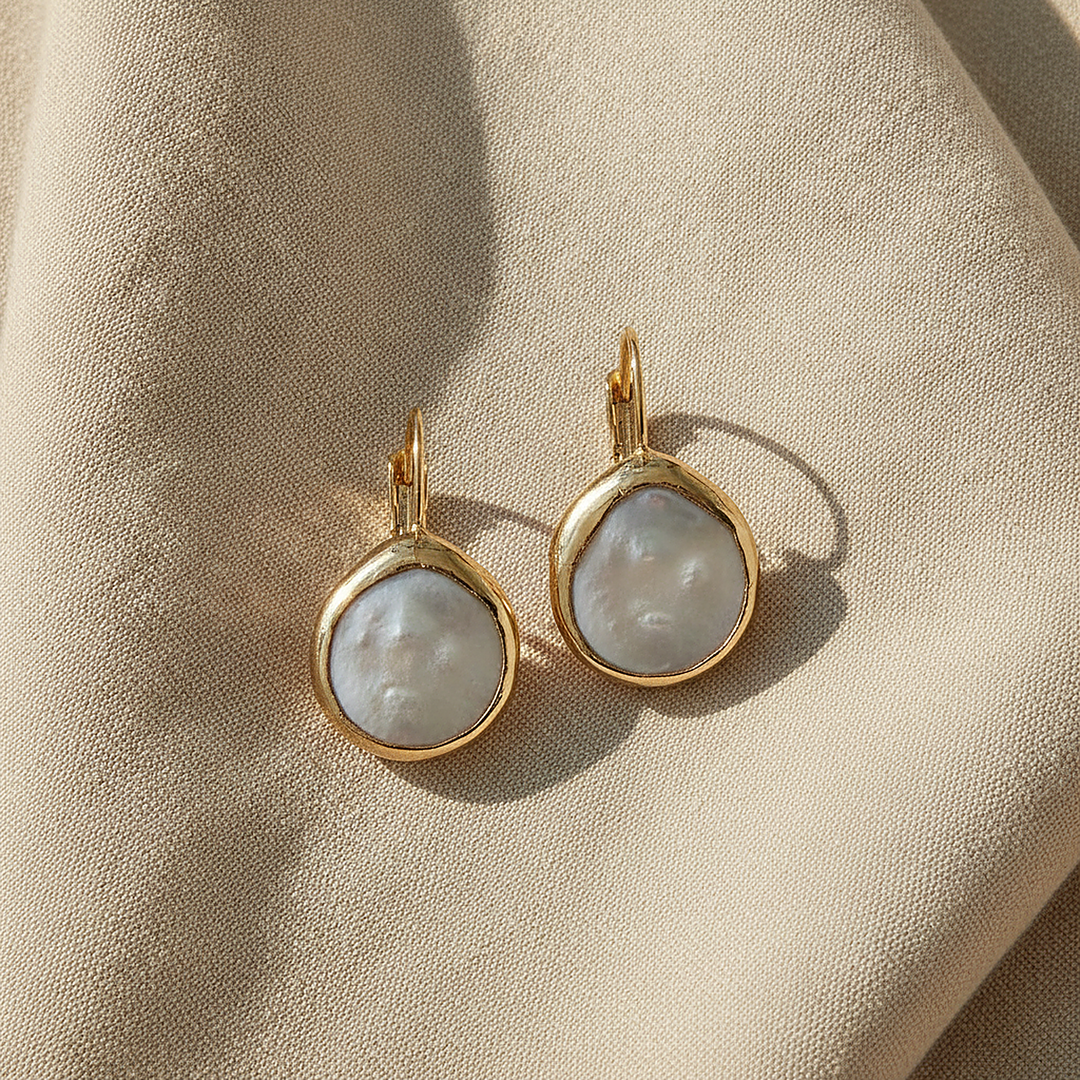 Elise Pearl Earrings