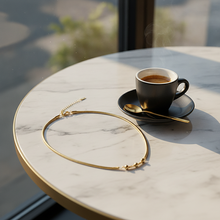 Solveig Gold Necklace