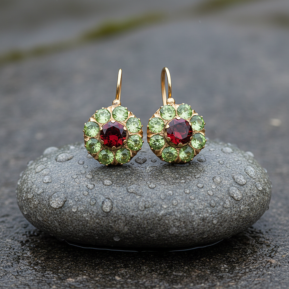 Boucles d’oreilles Maren en cristal
