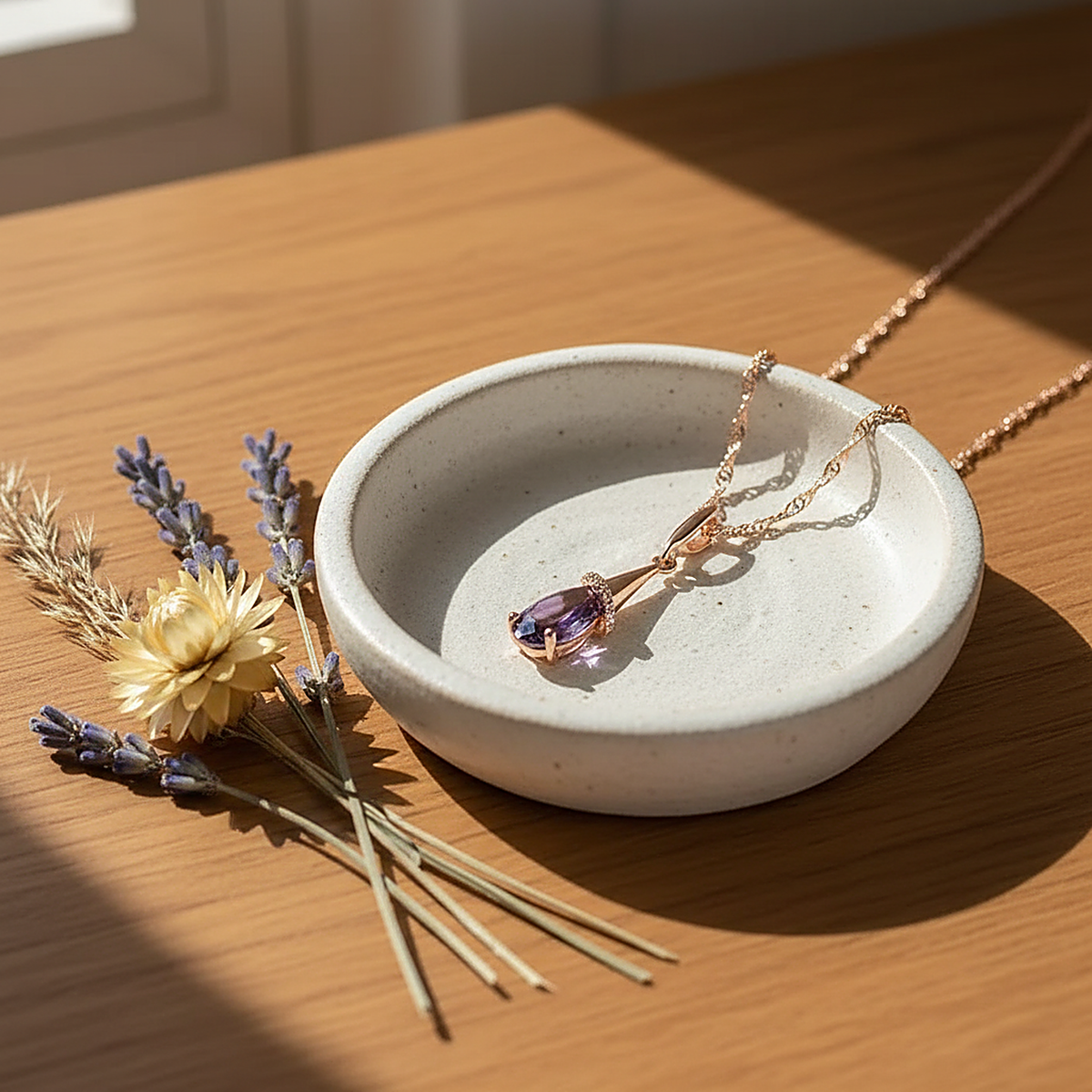 Collar Beatrice de cristal