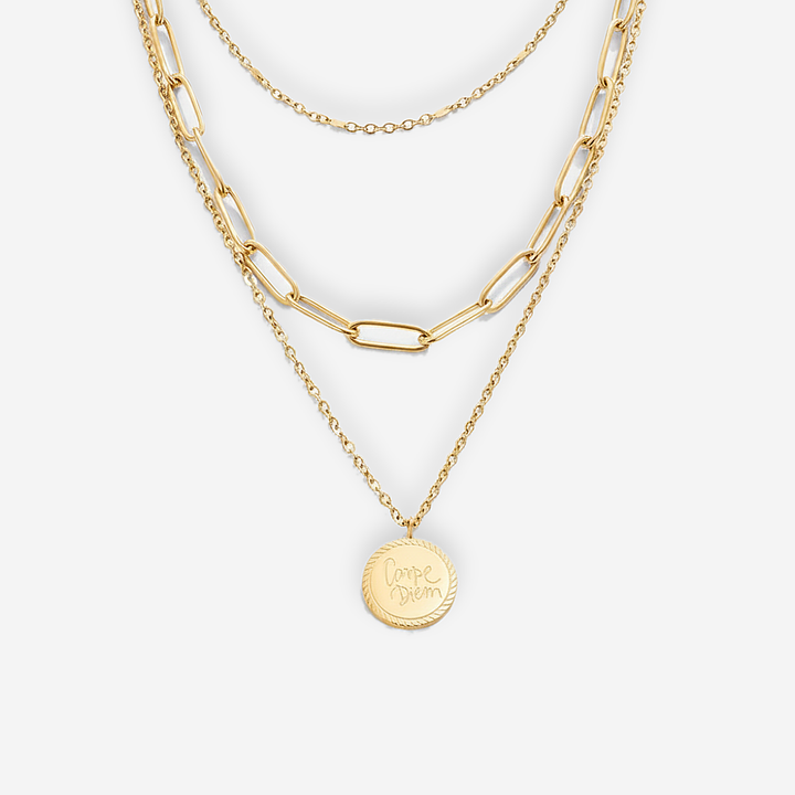 Janie Coin Layered Necklace