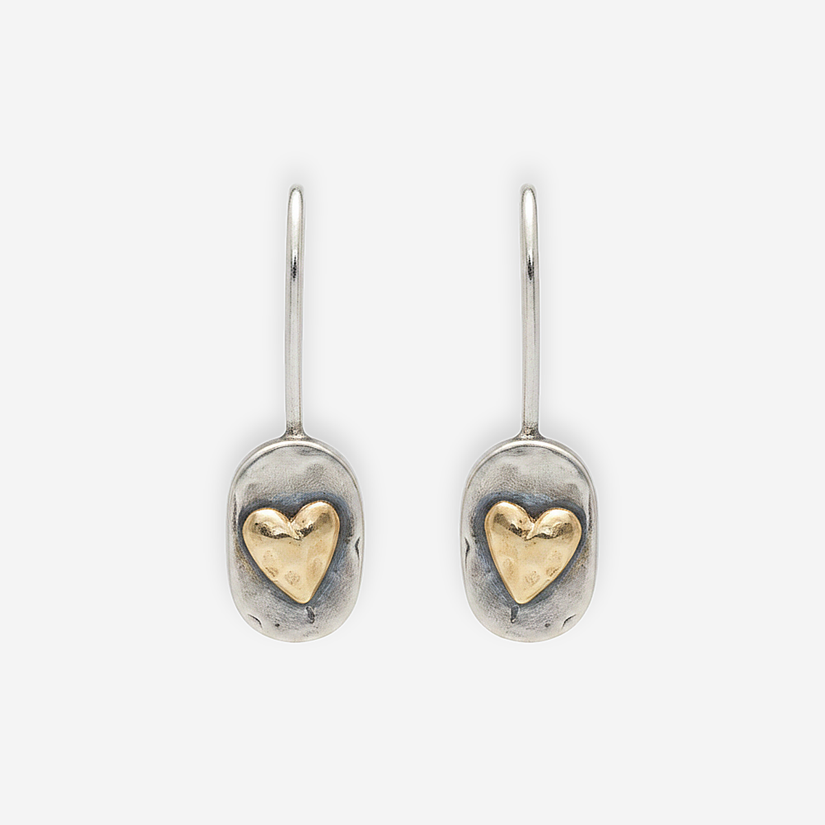 Boucles d’oreilles dorées Ambre