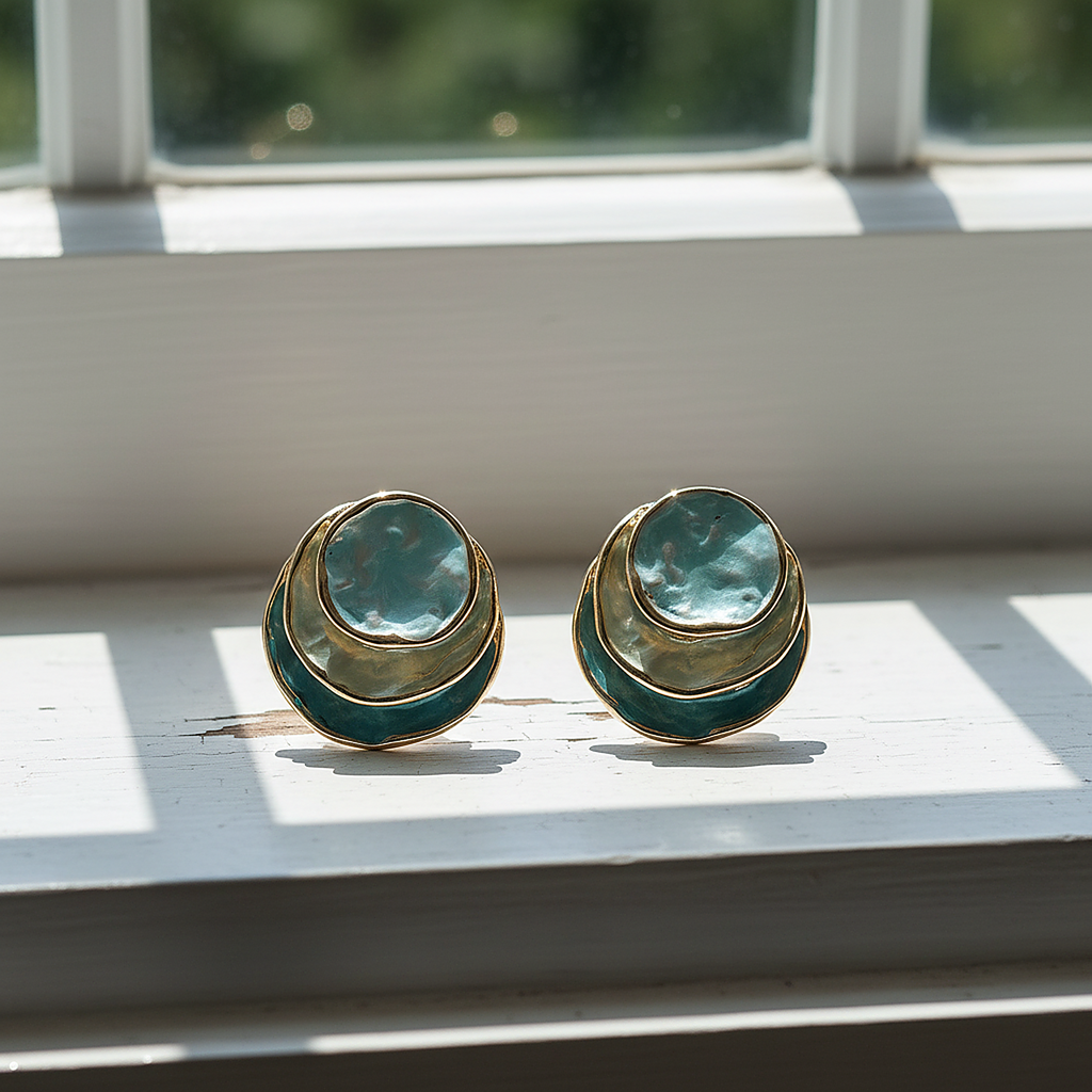 Boucles d’oreilles vintage Marguerite