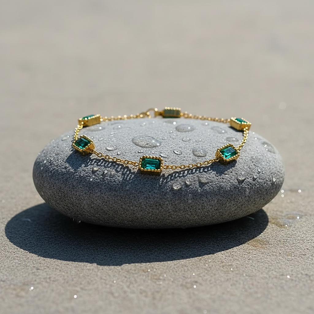 Ottilie Emerald Bracelet