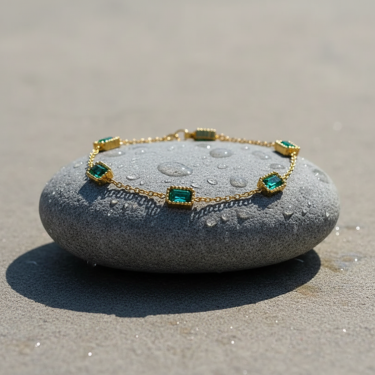Ottilie Emerald Bracelet
