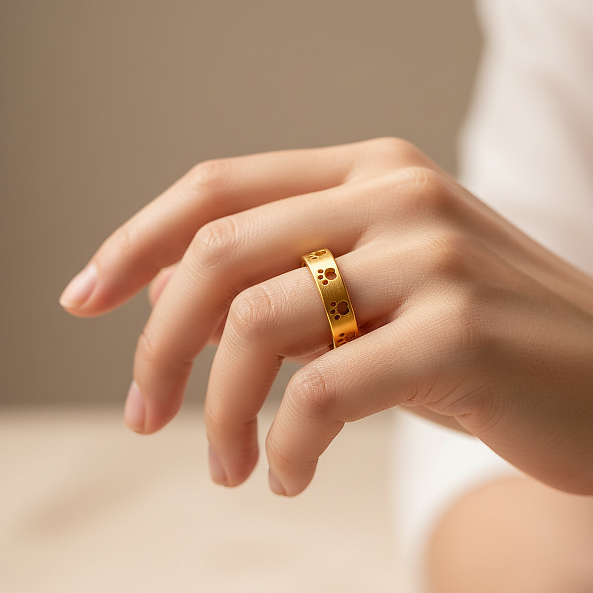Petra Gold Ring