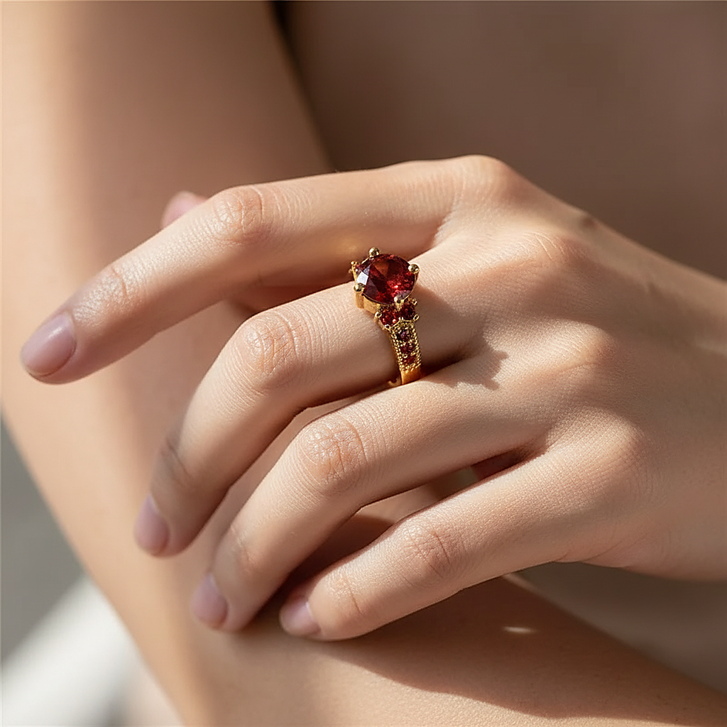 Bague Amara en rubis