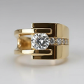 Anillo Albane de circonita cúbica