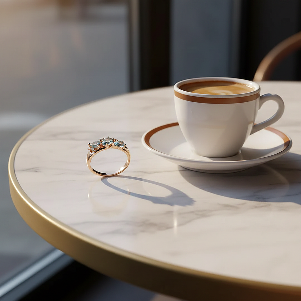 Aurore-Zirkonia-Ring