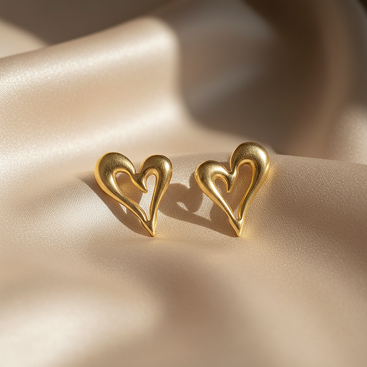 Boucles d’oreilles Lioria dorées