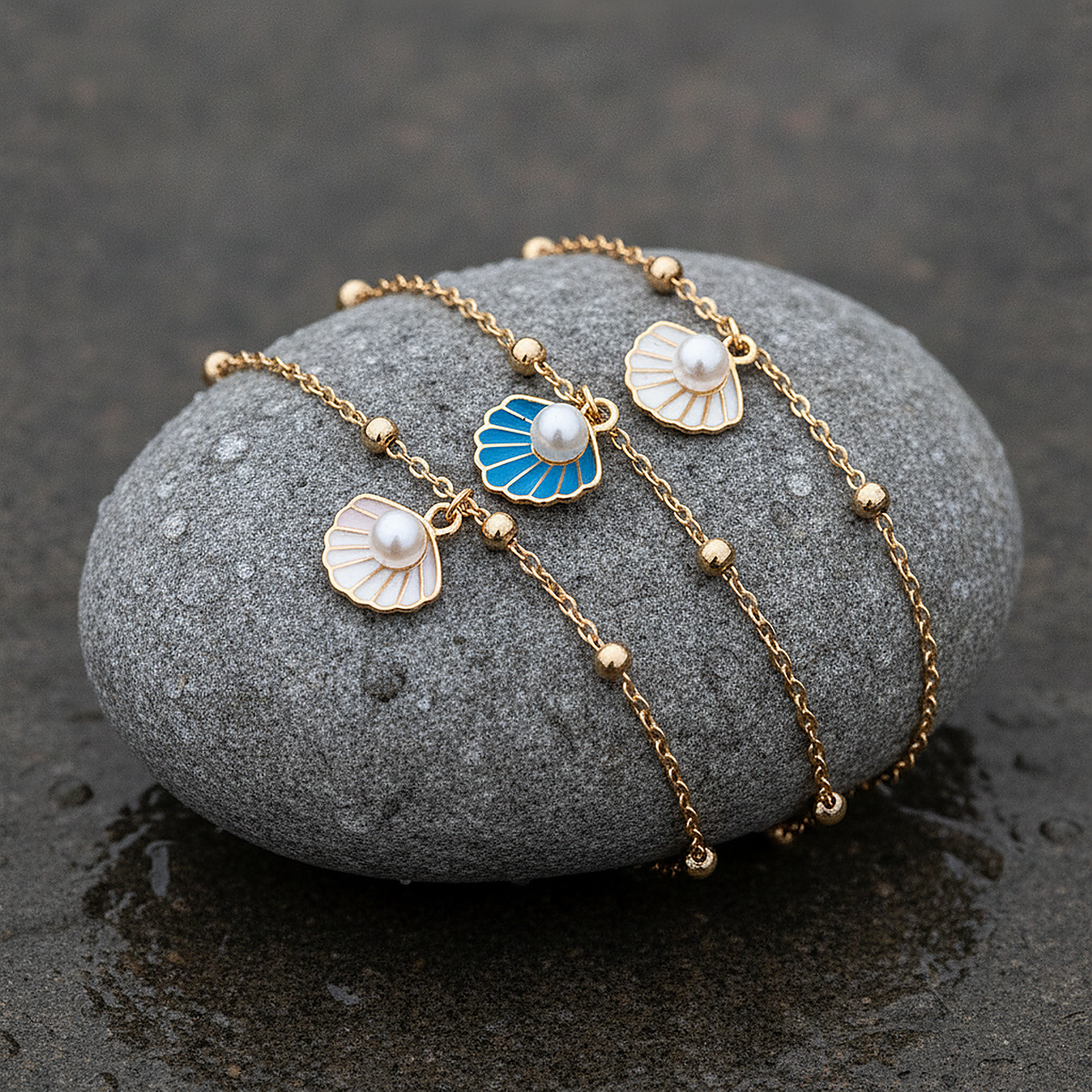 Cerise Pearl Bracelet